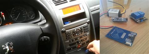 use rfid chip to unlock and start car|arduino rfid car starter.